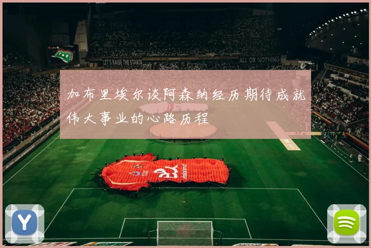 加布里埃尔谈阿森纳经历期待成就伟大事业的心路历程